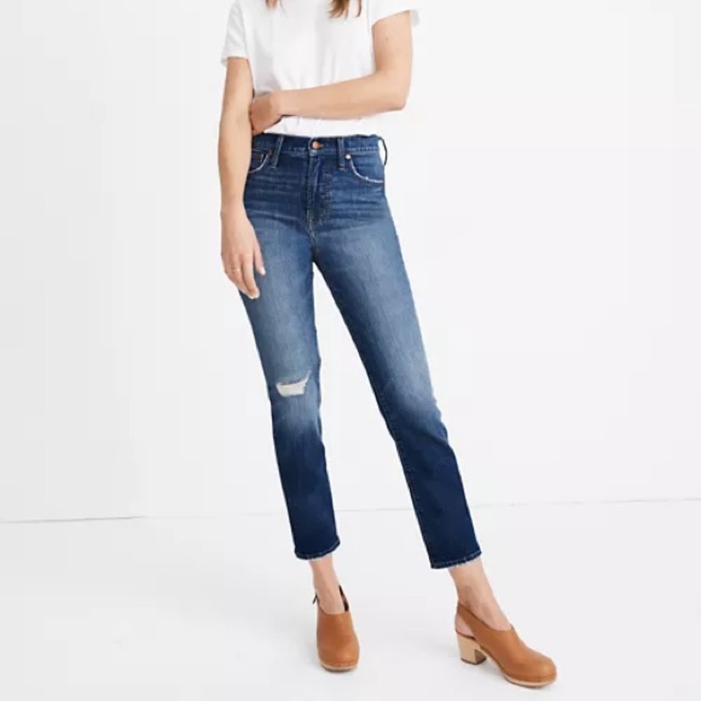 Madewell The Perfect Vintage Crop Jean, Size 26